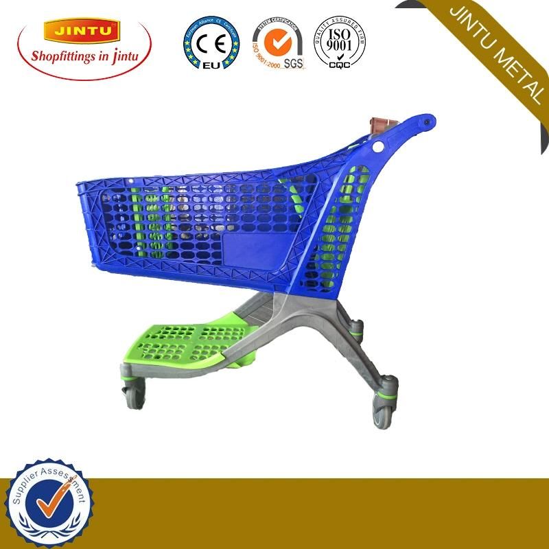 Supermarket Plastic Shopping Cart, Plastic Shopping Trolley