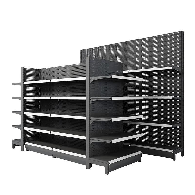 Customized Metal Light Shelves Supermarket Shelves Display Shelves