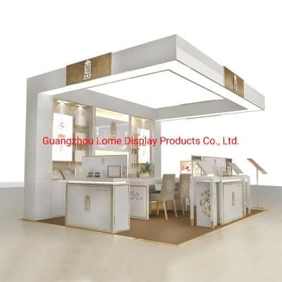 Decorative Furniture Counter Design Skincare Fitting Display Showcase Makeup Kiosk