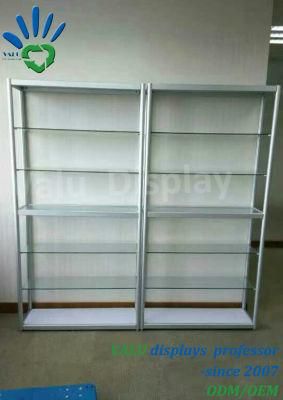 Customized Glass Display Cabinet for Store with Lock