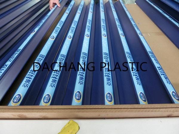 Blue PVC Plastic Shelf Talker Data Strip