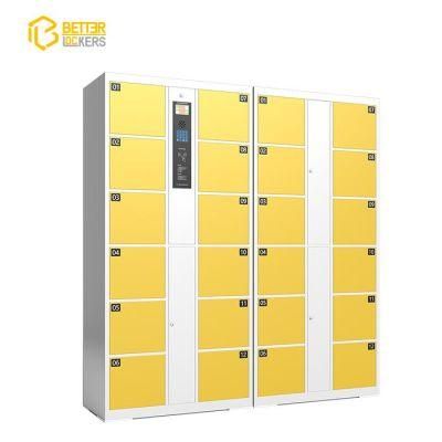 Smart Fingerprint Recognition Locker Rental Locker Supports Credit Card, Cash and Coin Payment