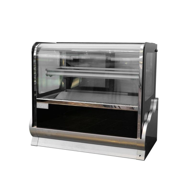 Countertop Hot Pastry Display, Bakery Display Cabinet, Cake Cooler, Bakery Showcase