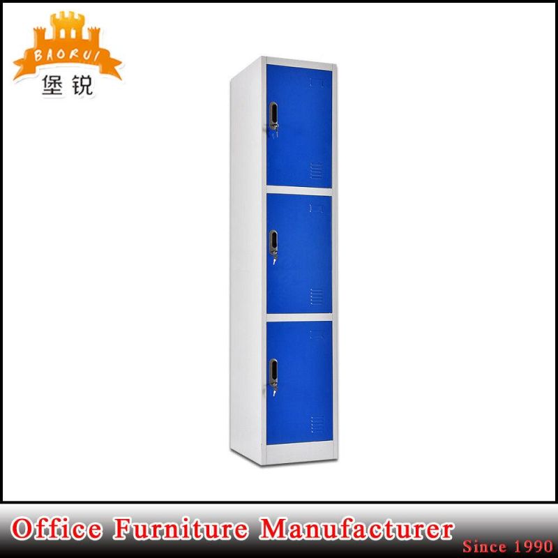 Gym School Worker Office Use 3 Door Storage Steel Metal Locker