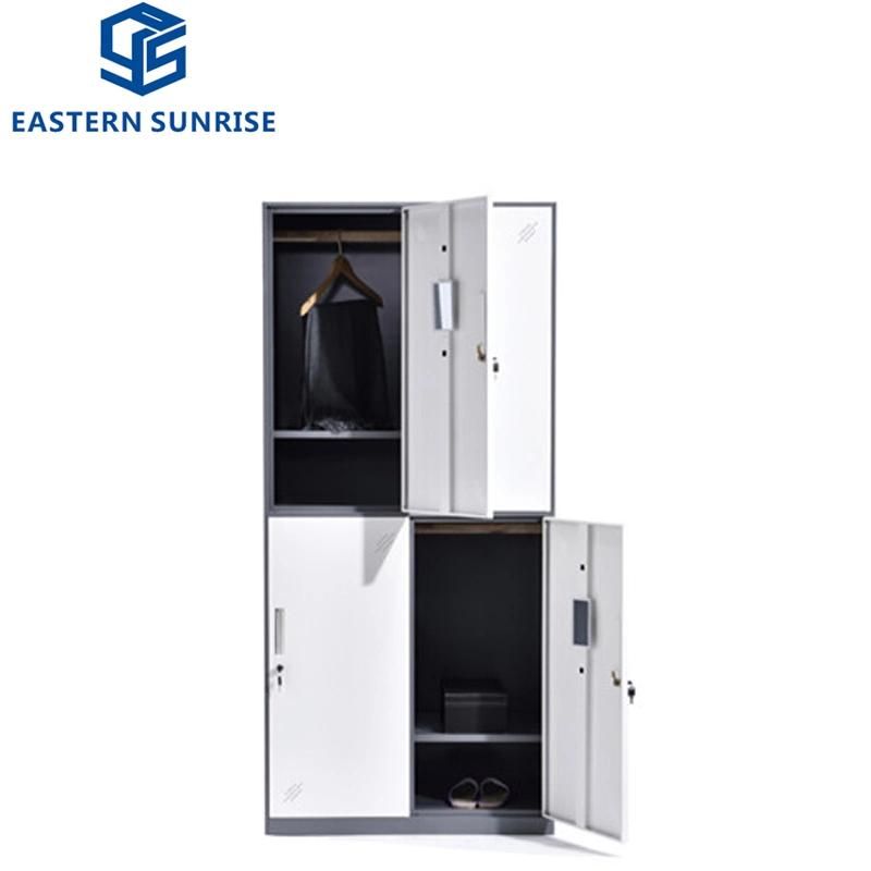 4 Door Personal Storage Knock Down Metal Lockers