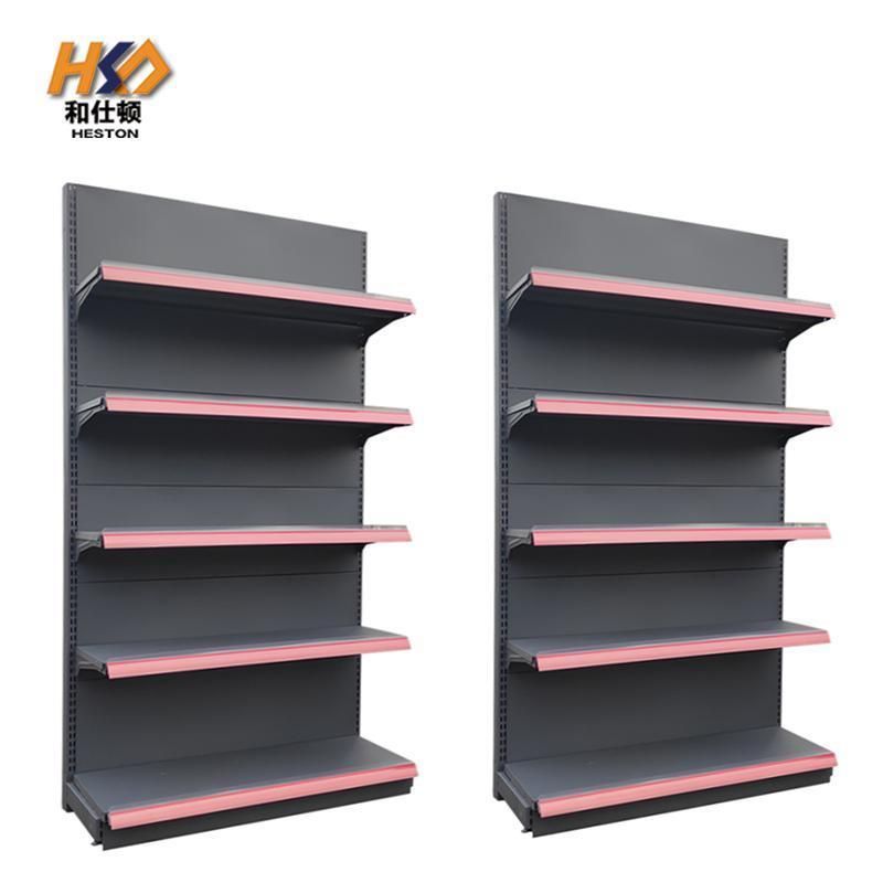 Supermarket Equipment Metal Racks Advertising Display Supermarket Shelf Gondolas