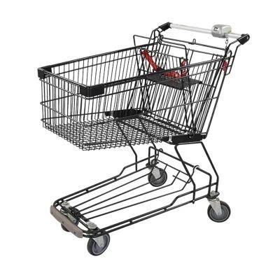 High Quality Large Style Supermarket Metal Shopping Trolley Cart