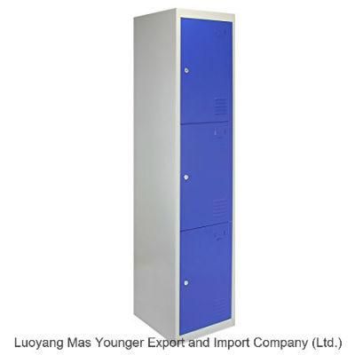 Durable Metal 3 Doors Storage Locker Steel Closet Locker