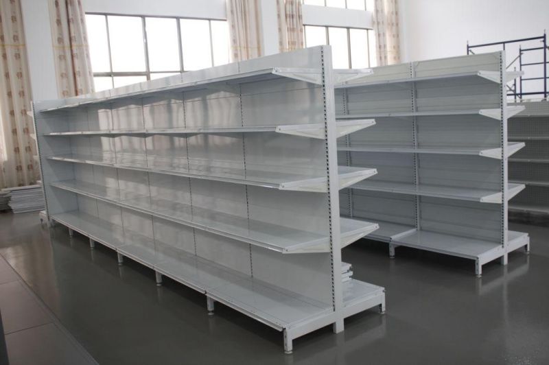 Top Quality Black Supermarket Gondola Shelving