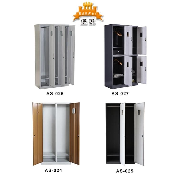 Hot Sale Customized Personal Locker 6 Door Metal Gym Parcel Storage Steel Locker