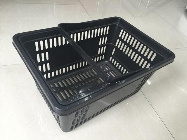 Double Handle Commercial Small Stacking Plastic Basket