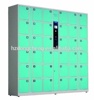 Steel Automatic Barcode Storage Locker Electronic Smart Parcel Fingerprint Locker