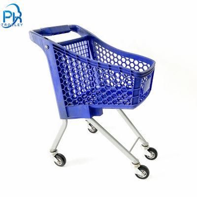 Wholesale Colorful Mini Chidren Shopping Cart Basket Plastic Kids Shopping Basket Cart