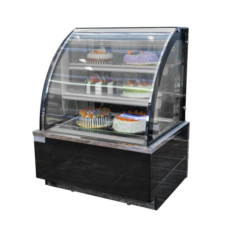 Countertop Hot Pastry Display, Bakery Display Cabinet, Cake Cooler, Bakery Showcase