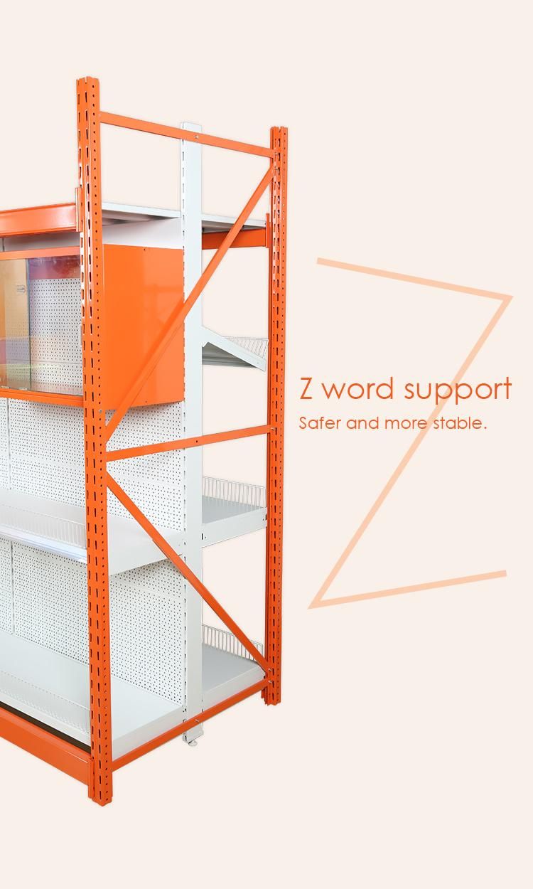 Heavy Duty Combined Integrated Gondola Shelving