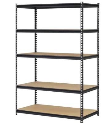 Muscle Rack 5-Shelf Steel Shelf Unit in Black