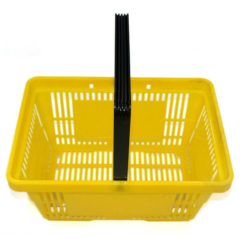 Good Quality Supermarket Hole Portable Plastic Hand Shopping Basket