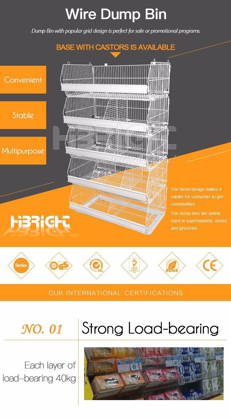 Retail Store Promotion Wire Storage Cage