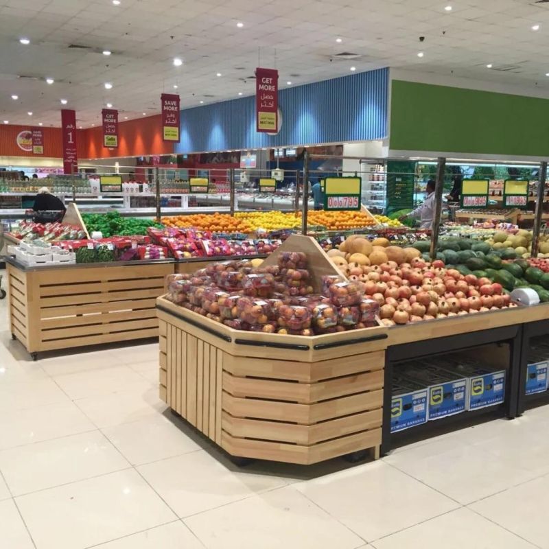 Luxury Store Supermarket Vegetable and Fruit Display Stand