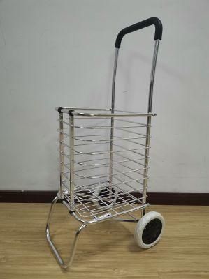 China Two Wheels Aluminum Folding Hand Trolley Rolling Cart