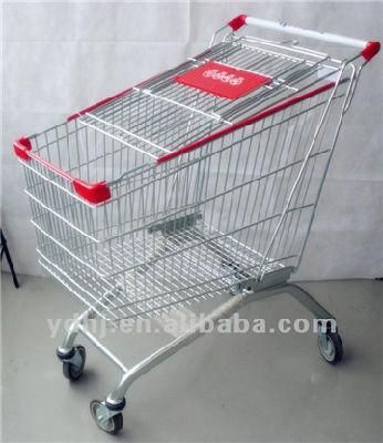 Hot Selling Metal European Grocery Supermarket Shopping Trolley