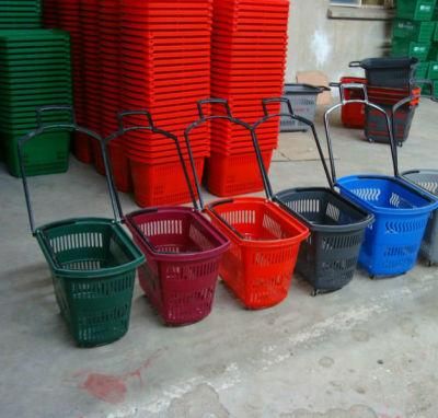 Supermarket Shopping Storage Handy Plastic Basket with China Manufacturer