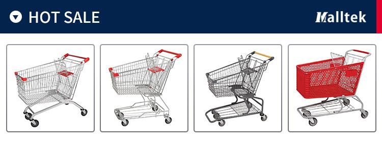 German Metal Supermarket Shopping Trolley for Convenience Store