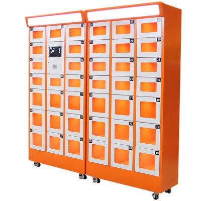 Smart Parcel Delivery Locker Hot Food Two Side Food Delivery Locker