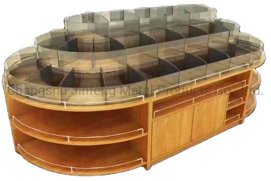 Supermarket Bulk Food Display Rack Grain and Candy Display Shelf