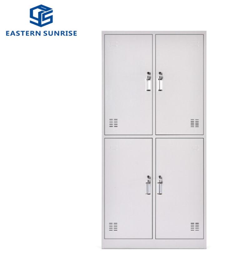 High Quality Steel Locker with 4 Doors for Staff/Gym