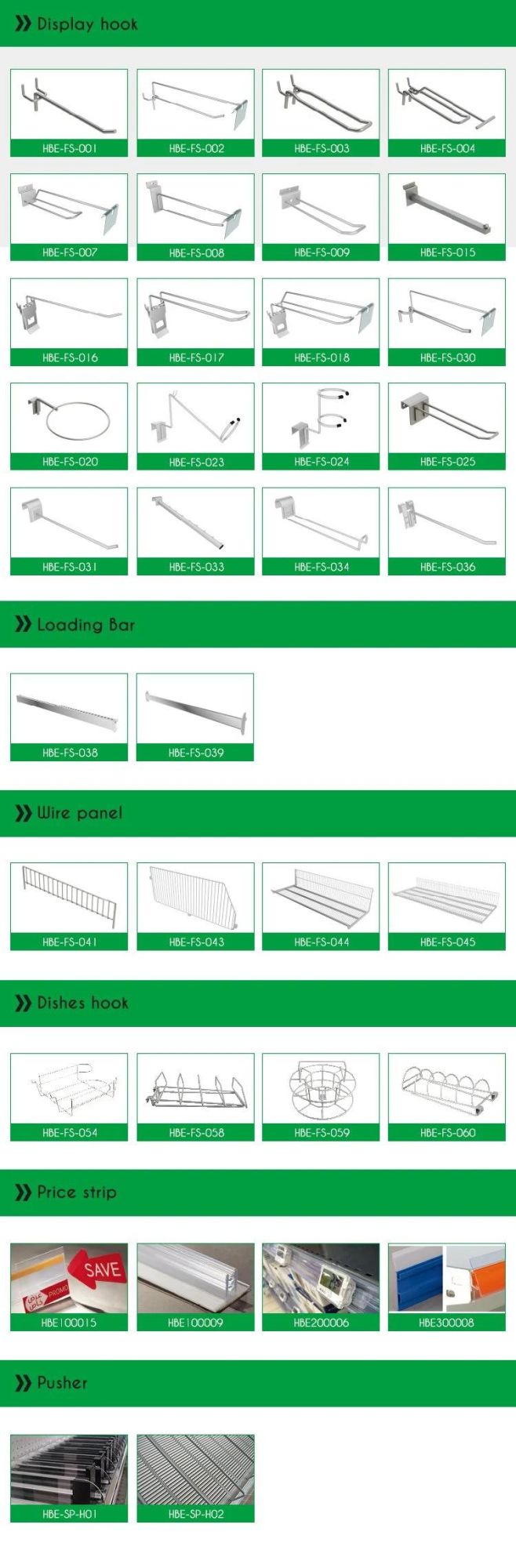 Used Supermarket Display System Racks for Sale