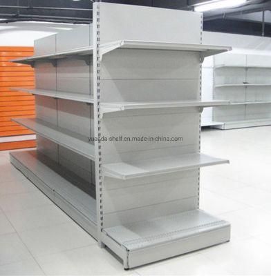 Supermarket Wooden and Steel Luxury Gondola Shelving