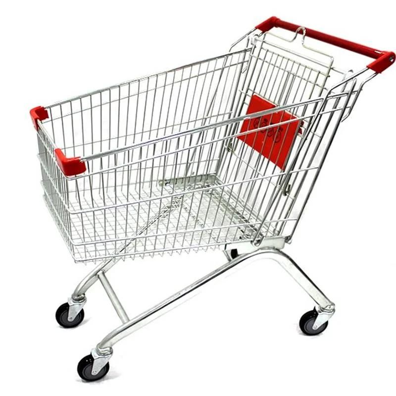 European Simple Style Supermarket Shopping Trolley Cart