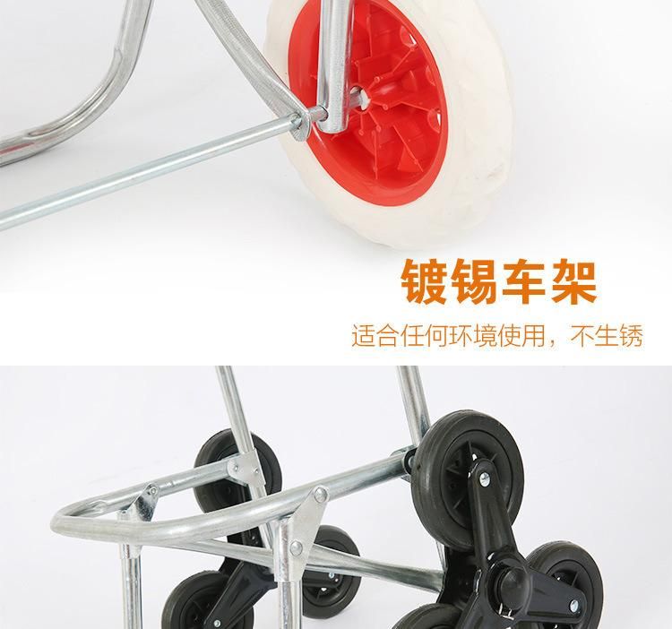 Wholesale Metal Supermarket Trolley Wheels Reusable Waterproof Foldable Shopping Trolley Cart Bag