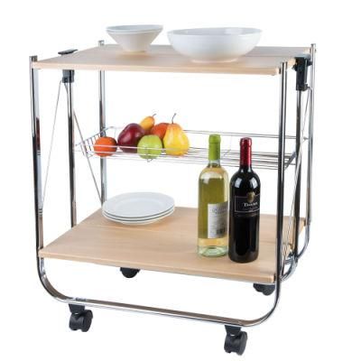 Foldable Kitchen Trolley