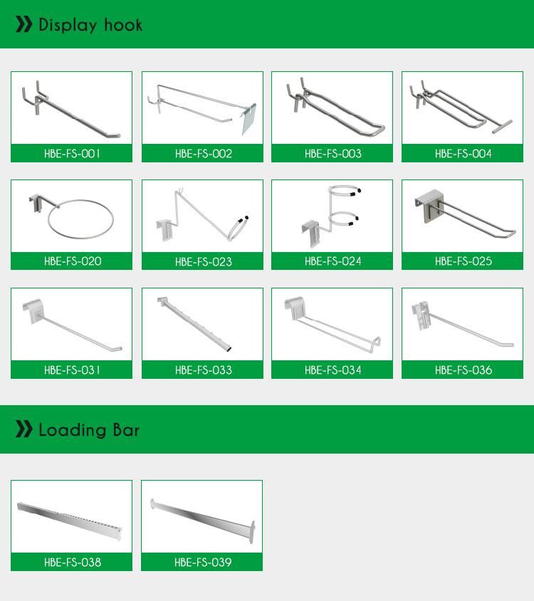 Powder Coating Metal Peforated Supermarket Standard Shelving