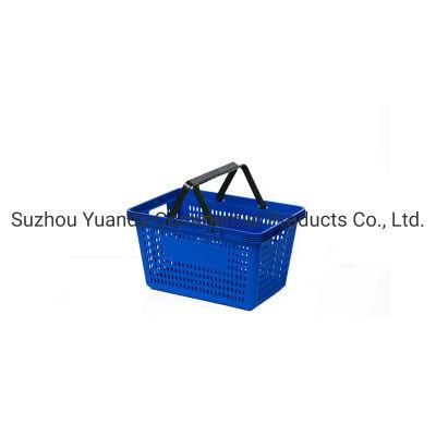 Grocery Retail Plastic Handle Shopping Basket