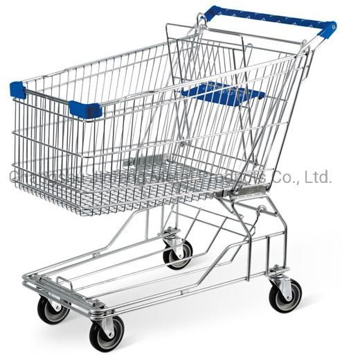 Supermarket Trolleys Shopping Carts with Four Wheels