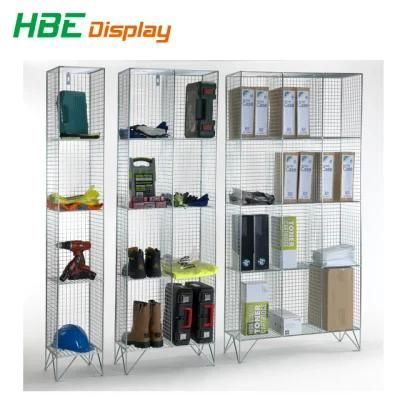 Eight Doors Wire Mesh Storage Locker