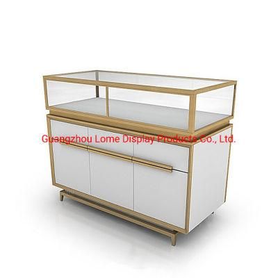 Stainless Steel Vitrine Display Modern Showcase Glass Jewelry Display Cabinet Furniture