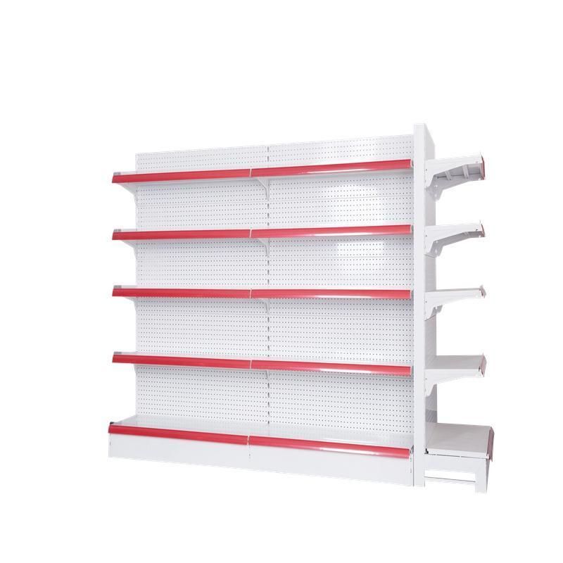 Store Gondola Customized Supermarket Metal Shelves Medicine Display