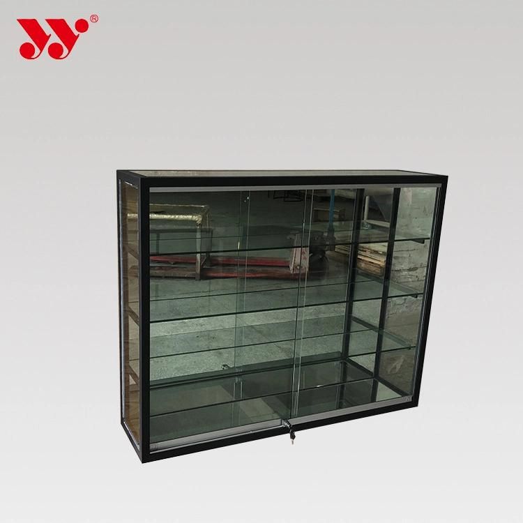 Glass Display Desk Wooden Checkout Counter