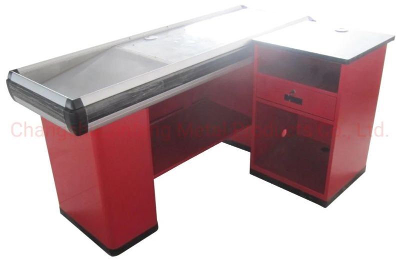 Supermarket & Store Fixture Metal Checkout Counter