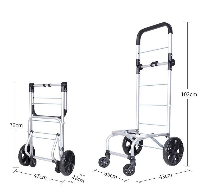 New Arrival Folding Shopping Trailer 4 Wheels