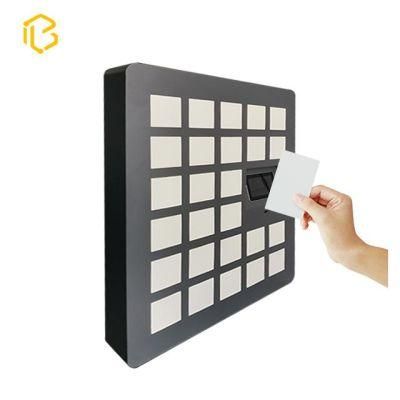 Face Recognition System Wall Mounted Smart Metal Key Cabinet