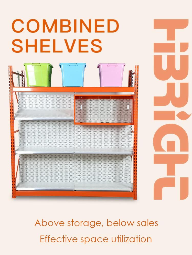 Heavy Duty Combined Integrated Gondola Shelving