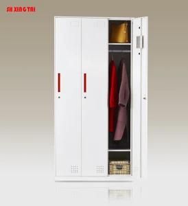 3 Compartments Steel Wardrobe