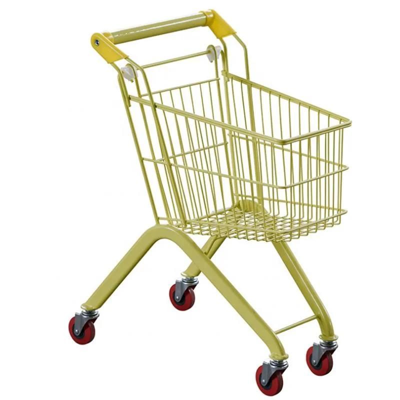 Supermarket Metal European Shopping Trolley