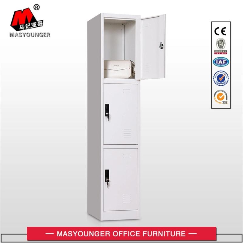 Commercial Use Good Quality 3 Door Steel Locker