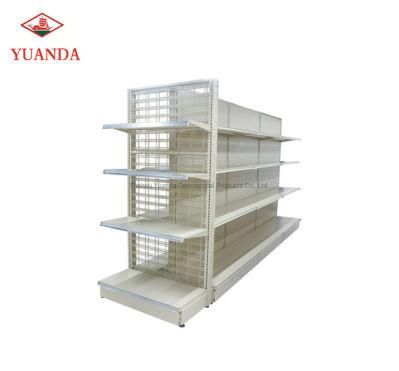 Metal Mesh Wire Back Double Side Shelf for Supermarket